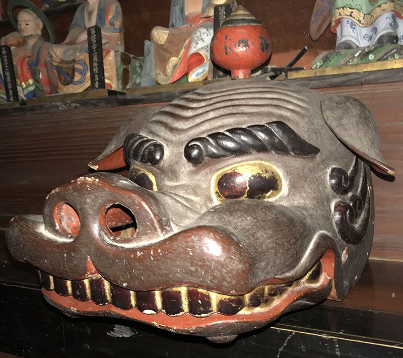 高畠金原　玉竜院の獅子頭