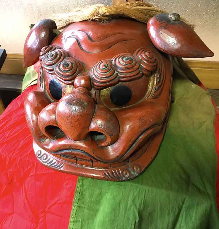 宮内大津家の獅子頭