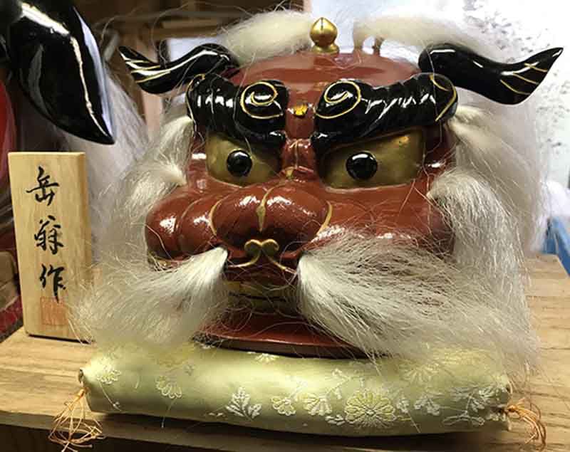 長谷部岳翁の獅子頭