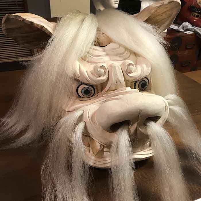 獅子頭の木地進捗