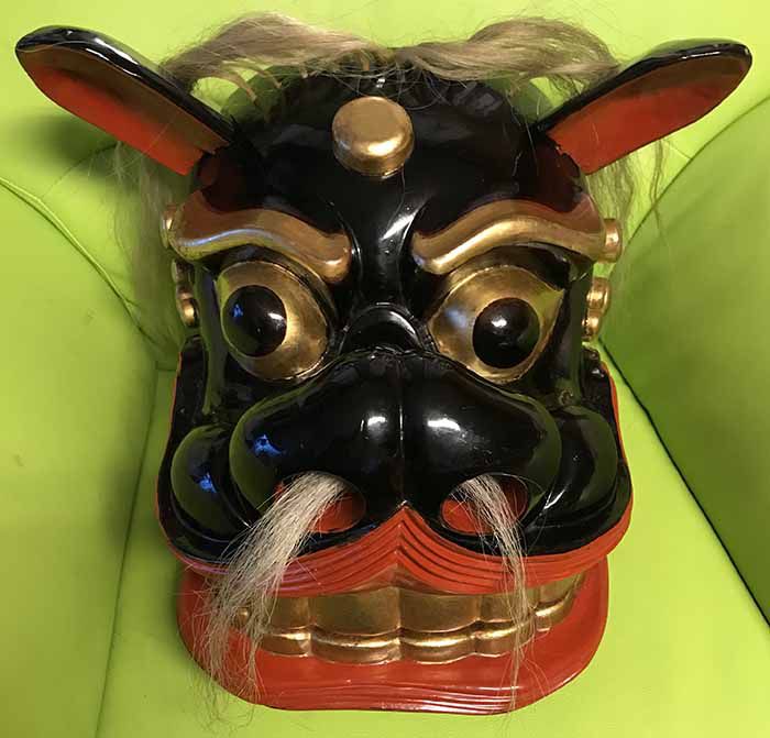 小松皇大神社の獅子頭