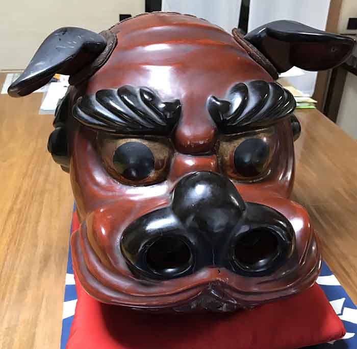 文禄三年の獅子頭