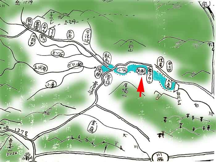 白川ダムに沈んだ矢渕村の獅子舞