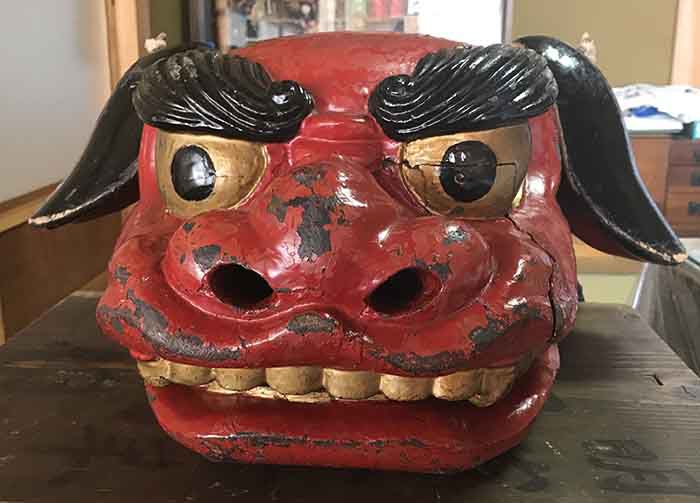 高畠町露藤の獅子頭