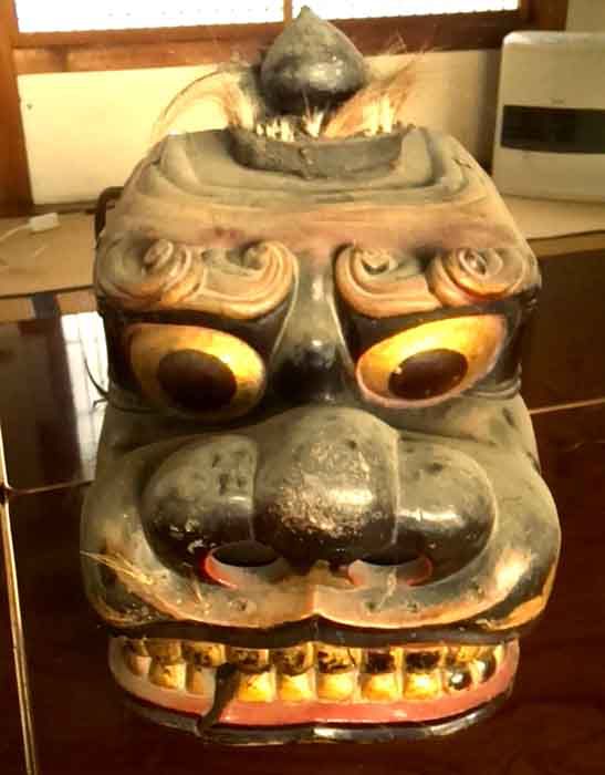畔藤 熊野神社の獅子頭