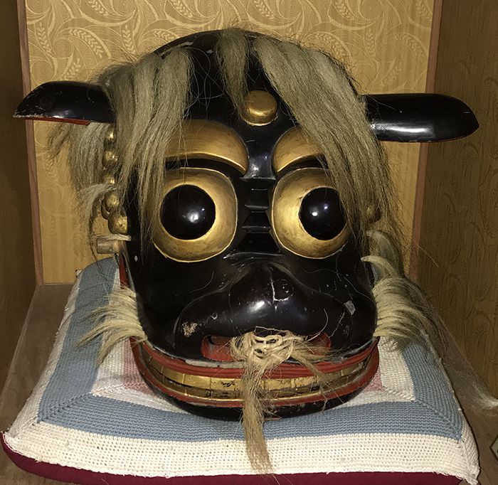 飯豊町の猿田彦神社の獅子見分
