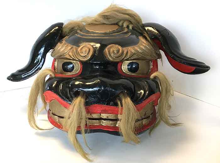 東大塚の獅子頭
