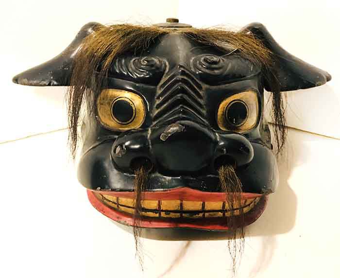 川西町西大塚 渡部十左衛門作の獅子