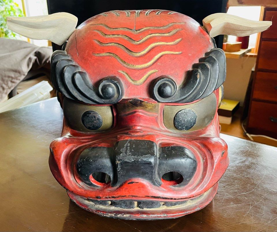 神楽獅子落札