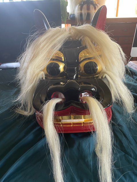 飯豊町添川熊野神社の獅子頭