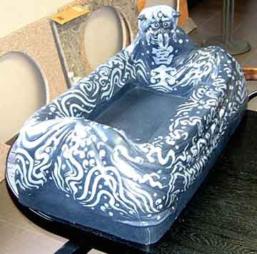 黒獅子風呂の原型制作 2001