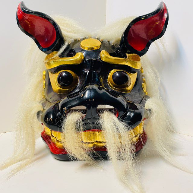 川西町犬川龍蔵神社の耕雲獅子