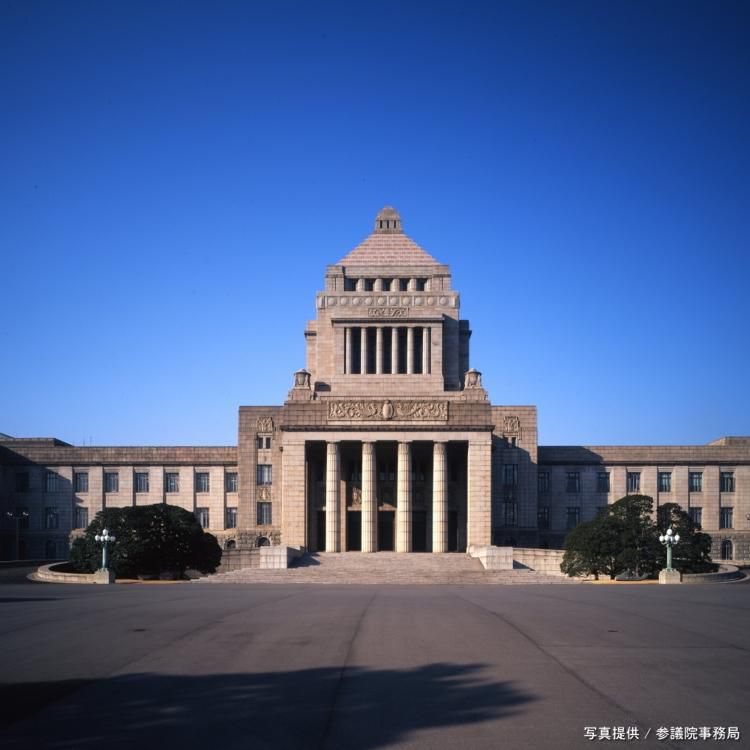 国会議事堂と英国大使館と自民党