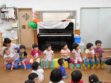 7月生まれの誕生会をしました！