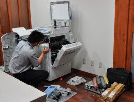 念願のコピー機＆ＦＡＸがきました。