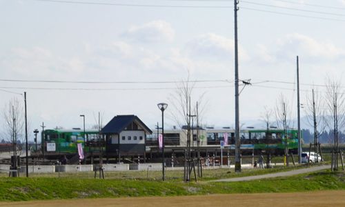 『風っこ桜回廊号』、パシャリ！