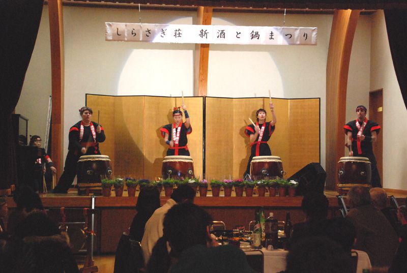 しらさぎ荘　･ﾟ･+新酒と鍋まつり