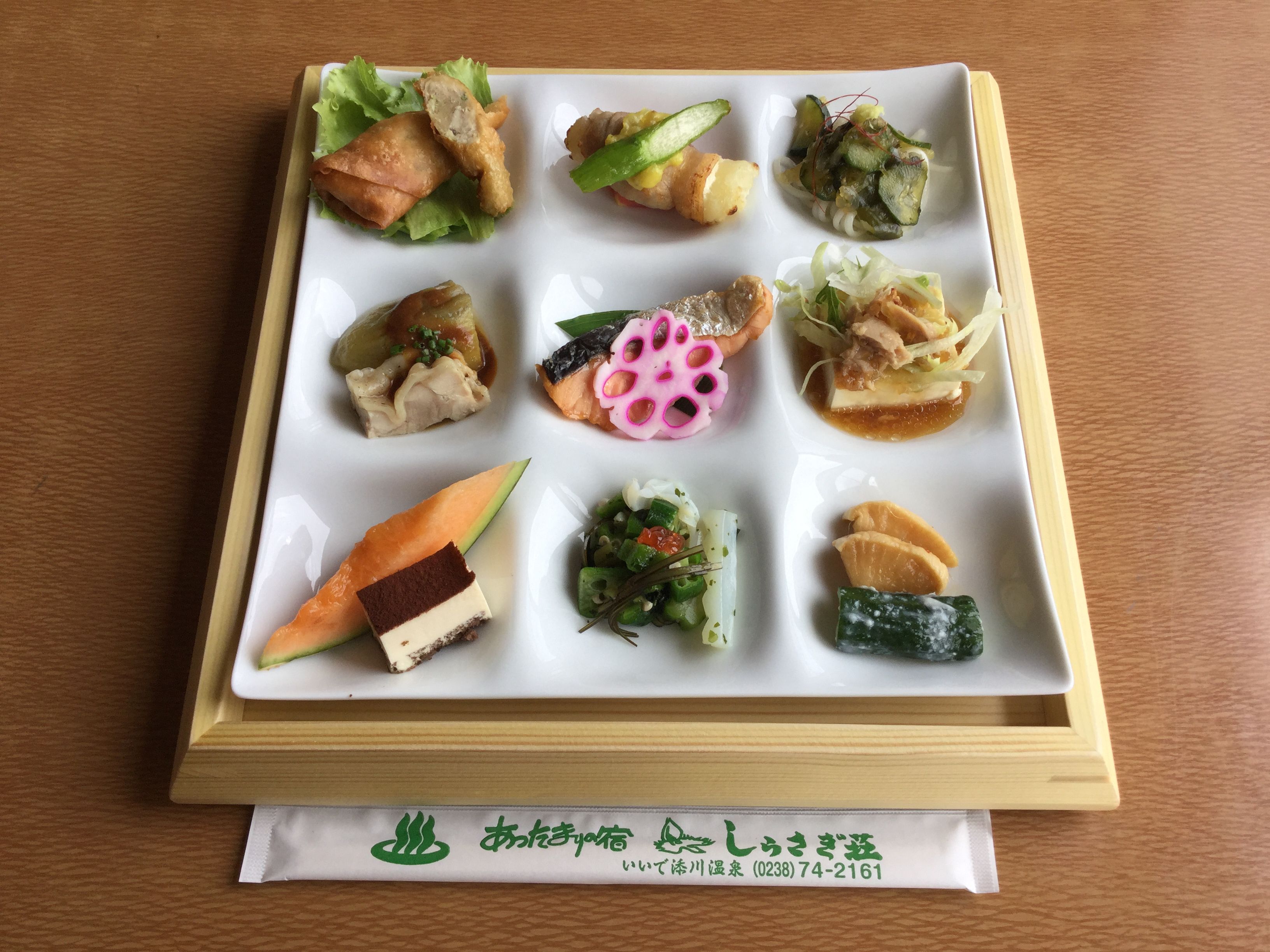 しらさぎ荘の朝食です。