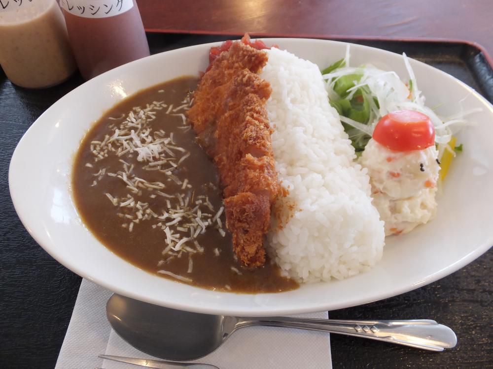 白川ダムカレーカツカレーバージョンもおすすめ