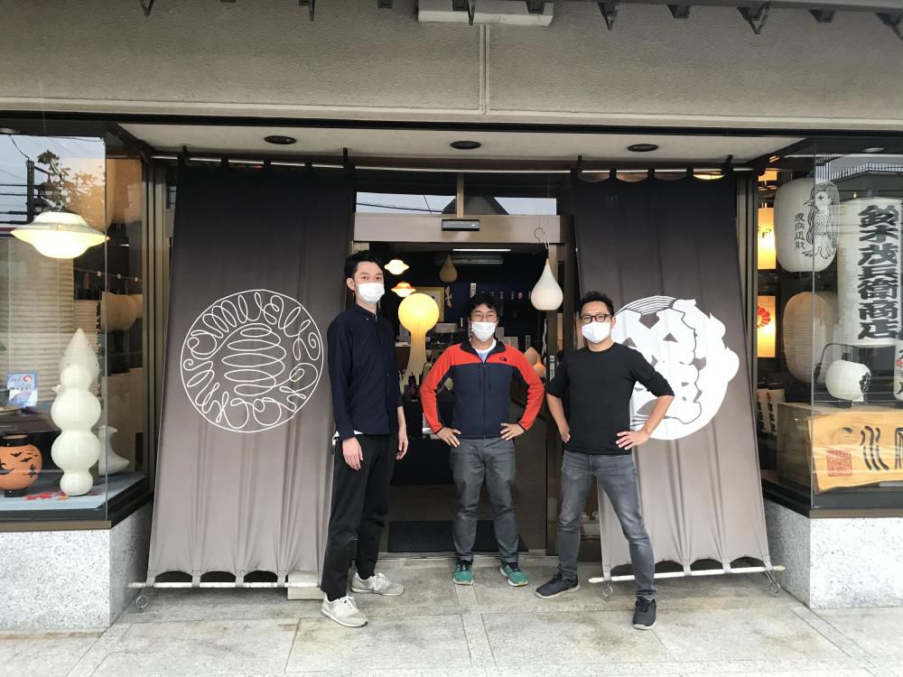 ギャラリーオープンに向け～すずも提灯～