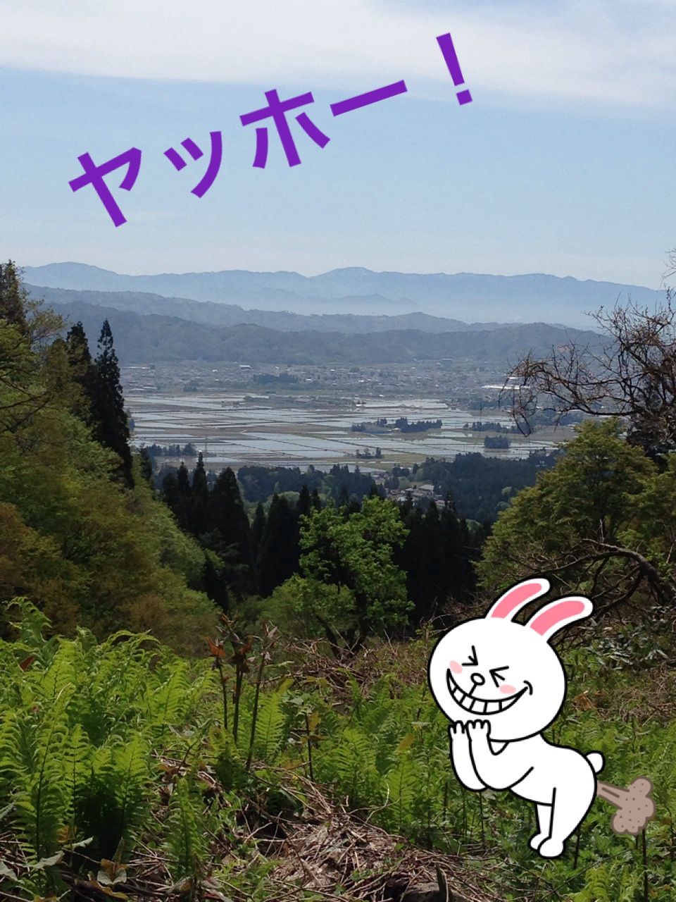 朝から！
