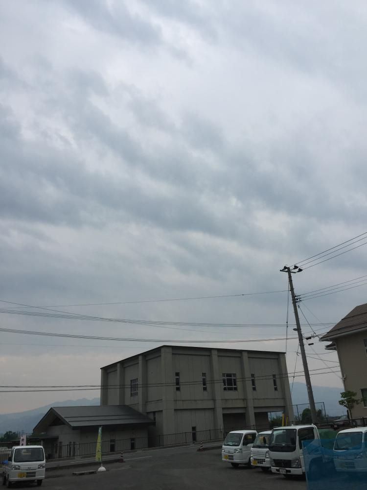 曇り来たー(^o^)