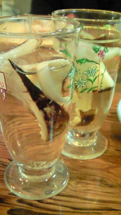 ○マツタケ酒！香りがサイコー！！＾＾