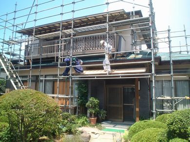 【郡山S邸】 日本瓦から鋼板に葺き替え