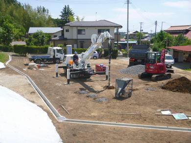 【天栄村・Ｇ邸 】 心地よい緊張感で工事スタート