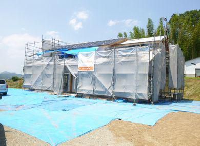【天栄村・Ｇ邸 】 灼熱の屋根工事