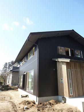 【郡山市大槻町・隅っこの家 】 足場解体と、吹抜け足場