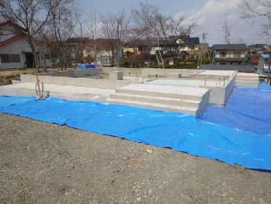 【郡山市富久山・ドミノA邸 】 建て方作業に備えて、基礎廻り整頓