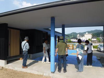 【福島市渡利・I邸／伊礼智設計室】 焼杉外壁の釘 １万本
