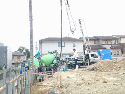 「郡山市七ツ池町・シンプルノートＳ邸」本日も無事作業完了！