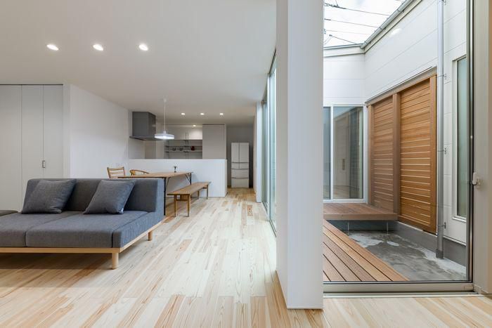 【PHOTO gallery】郡山市七ツ池町・シンプルノートＳ邸「中庭」