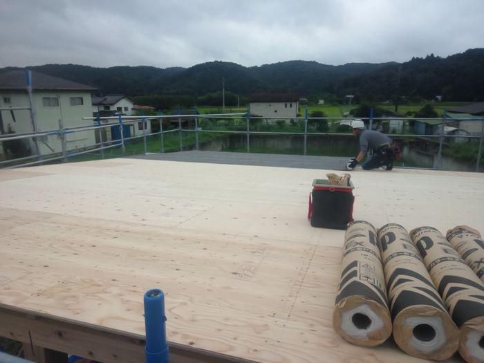 「白河市大信・シンプルノートＭ邸」 片流れの屋根