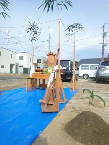 「郡山市富久山町・シンプルノートＫ邸」大安吉日・地鎮祭
