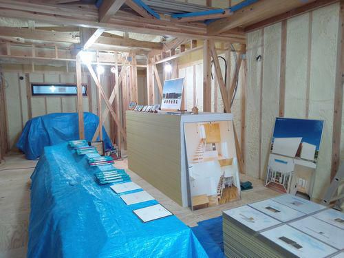 「郡山市富久山町・シンプルノートＫ邸」構造見学会の1コマ♪