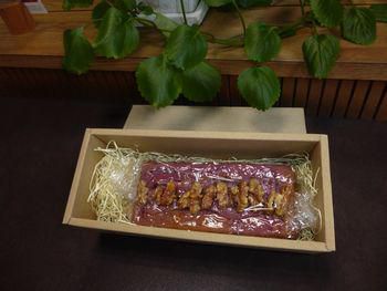 美味しい手作りケーキを頂きました。