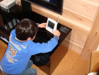 【熱海Ａさんの家】 外気温も室温もすごく見やすい 「ワイヤレス温度計」