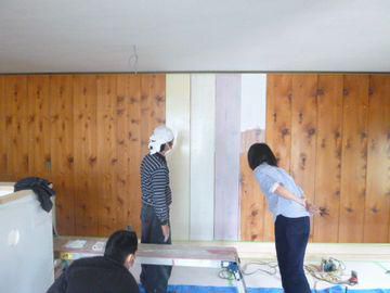【郡山市桑野・Ｙさん店舗改修】 試行錯誤の塗装