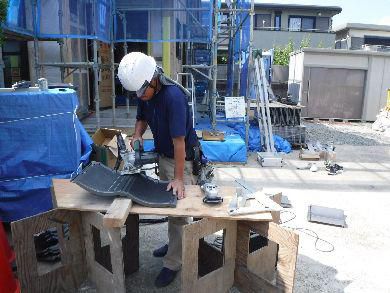 【郡山市開成・ドミノＨ邸 】 現場にいる馬の数々