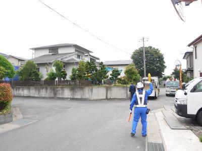 【郡山市台新・Sさん宅の改造 ／Yu工房 】擁壁カットから工事スタート