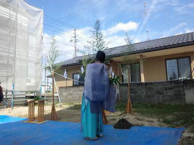 【鏡石町本町・Ｔ邸／Yu工房】 青空地鎮祭