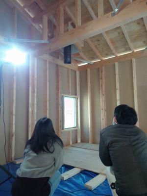 【二本松市榎戸・Ｉ邸／フォルム建築計画】 煙突あらわる！