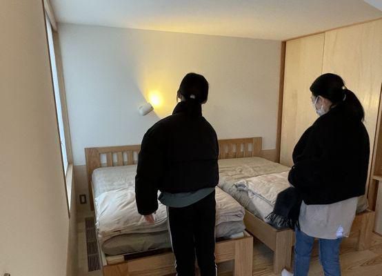 【いわき市四倉・Ａ邸／伊礼智設計室】 「寝具」が搬入され･･･