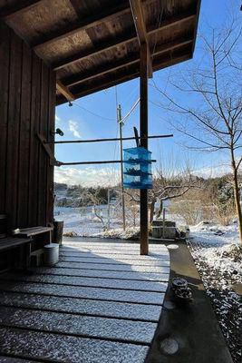 里山日記･･･雪化粧と、梅の花