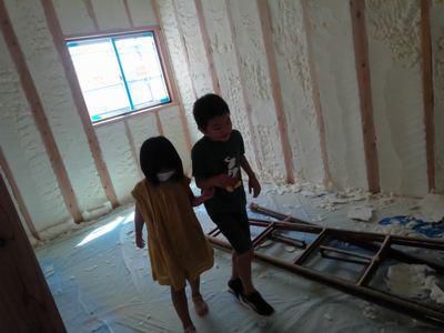 「郡山市西田町・シンプルノートＳ邸」　マシュマロみたいな断熱