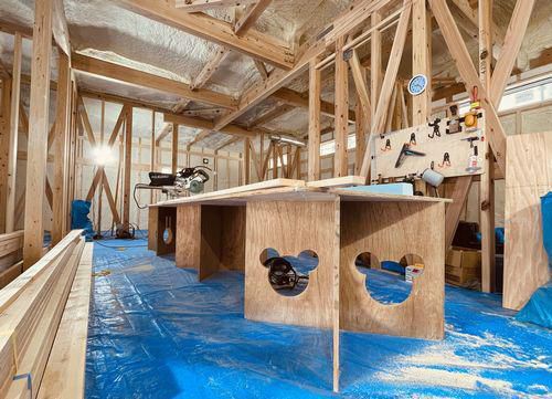 「田村市大越町・シンプルノートＴ邸」　現場に現場に動物がいる！