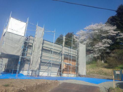 「田村市大越町・シンプルノートＴ邸」　桜の季節になりました(^^)/